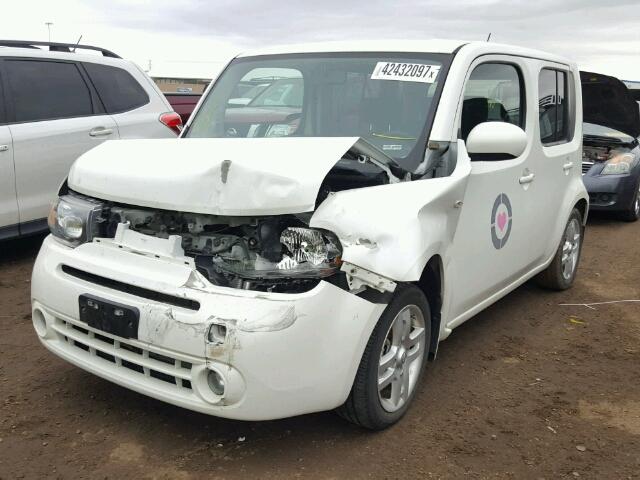 JN8AZ2KR2DT302951 - 2013 NISSAN CUBE S WHITE photo 2