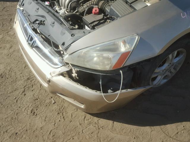 1HGCM56827A187131 - 2007 HONDA ACCORD TAN photo 9