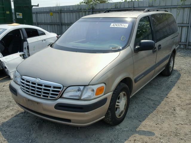 1GNDX03E3WD290232 - 1998 CHEVROLET VENTURE BROWN photo 2