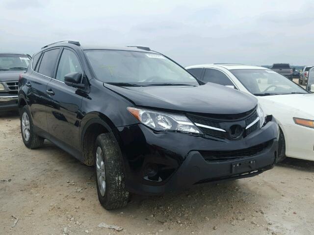 2T3ZFREV4FW233236 - 2015 TOYOTA RAV4 LE BLACK photo 1