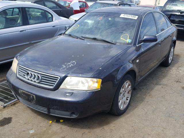 WAUEH64B21N161688 - 2001 AUDI A6 2.8 QUA BLUE photo 2