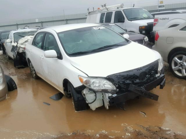 2T1BU4EE2CC866477 - 2012 TOYOTA COROLLA BA WHITE photo 1