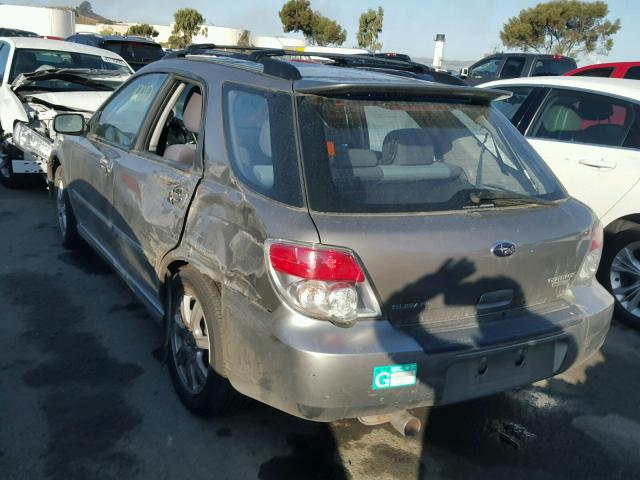 JF1GG68616H820383 - 2006 SUBARU IMPREZA OU GRAY photo 3