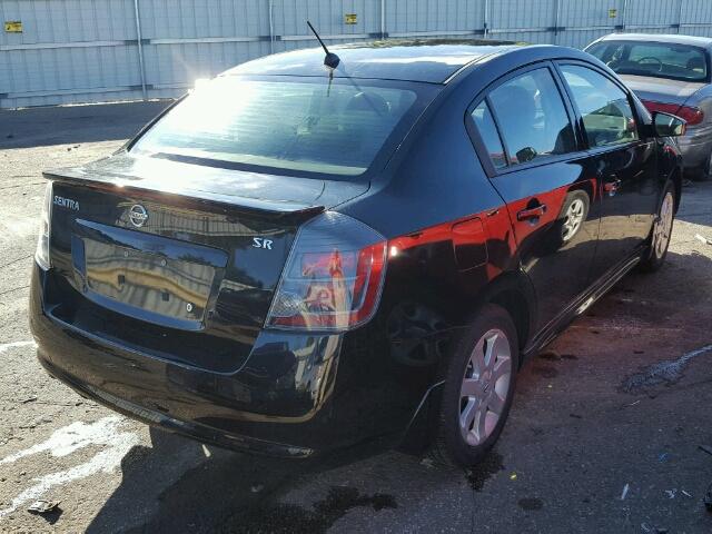 3N1AB6AP5BL717161 - 2011 NISSAN SENTRA BLACK photo 4