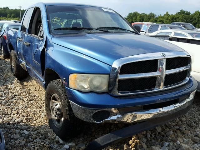3D7KA28C74G125570 - 2004 DODGE RAM 2500 S BLUE photo 1