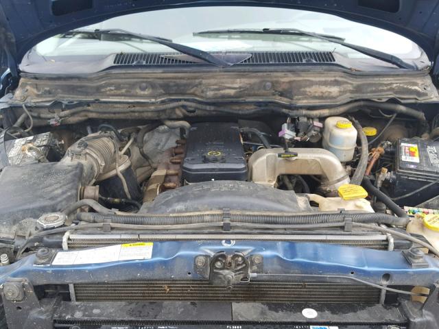 3D7KA28C74G125570 - 2004 DODGE RAM 2500 S BLUE photo 7