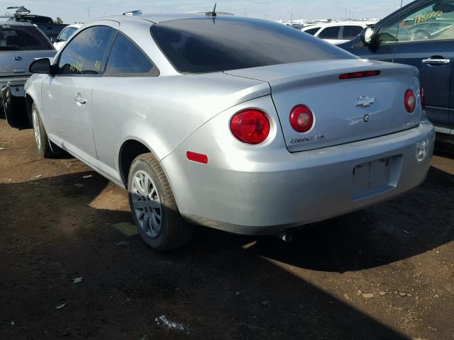 1G1AS18H197221411 - 2009 CHEVROLET COBALT GRAY photo 3