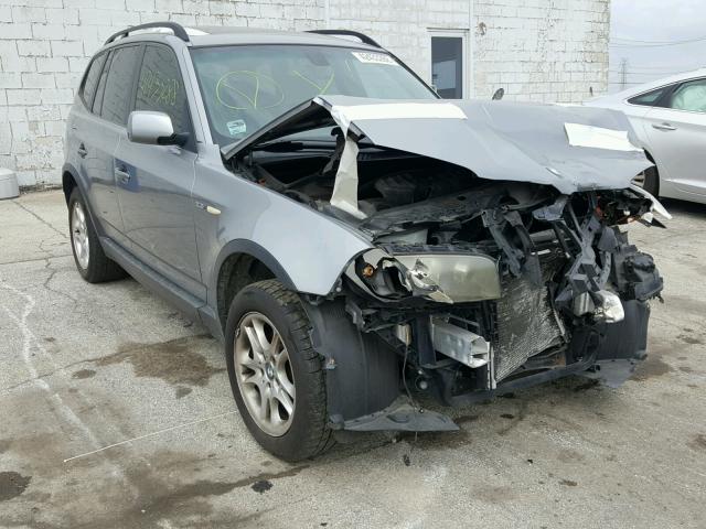 WBXPA73405WC47631 - 2005 BMW X3 2.5I GRAY photo 1