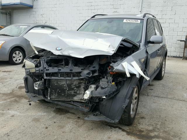 WBXPA73405WC47631 - 2005 BMW X3 2.5I GRAY photo 2