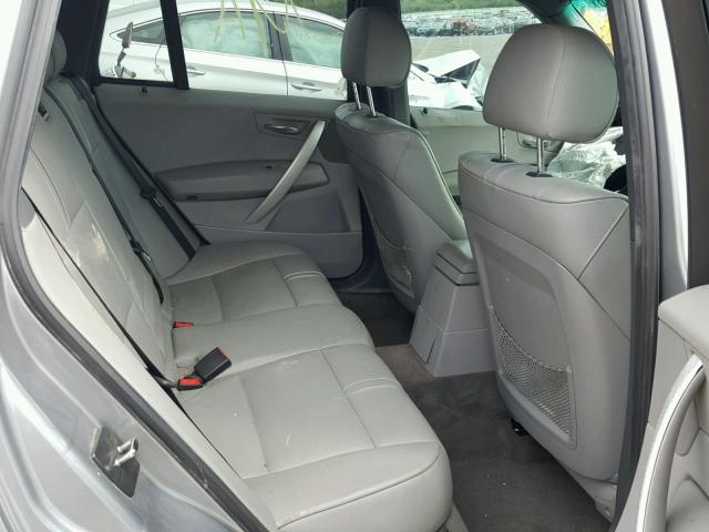 WBXPA73405WC47631 - 2005 BMW X3 2.5I GRAY photo 6