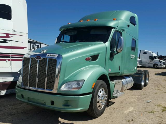 1XP4DP9XXCD139398 - 2012 PETERBILT 587 TEAL photo 2