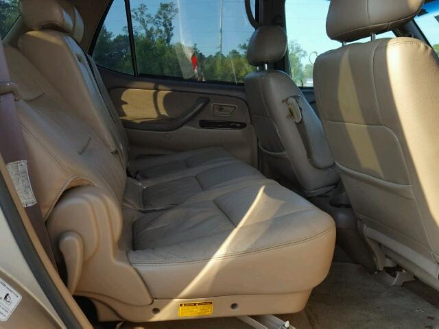 5TDBT44A04S216198 - 2004 TOYOTA SEQUOIA GOLD photo 6