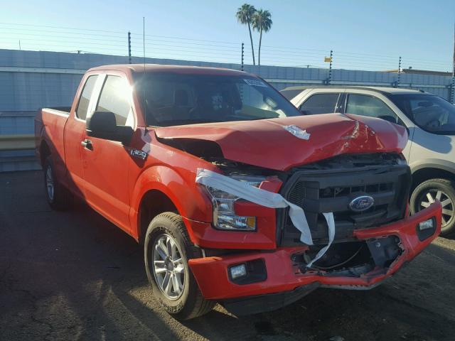 1FTEX1C81FKE22378 - 2015 FORD F150 SUPER RED photo 1