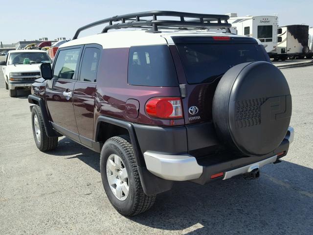 JTEBU11F570007960 - 2007 TOYOTA FJ CRUISER PURPLE photo 3