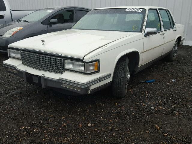 1G6CD5151J4228479 - 1988 CADILLAC DEVILLE WHITE photo 2