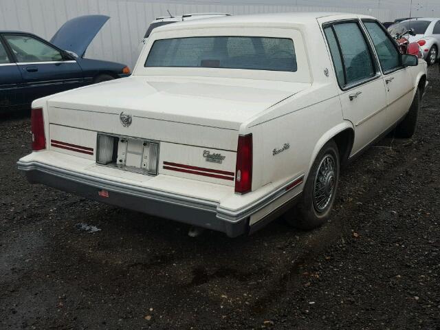 1G6CD5151J4228479 - 1988 CADILLAC DEVILLE WHITE photo 4