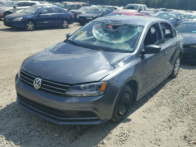 3VW167AJ9GM390989 - 2016 VOLKSWAGEN JETTA GRAY photo 2