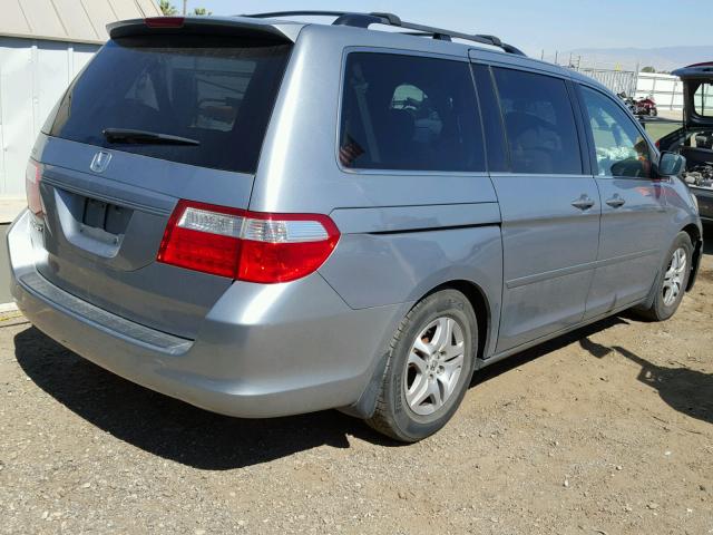 5FNRL38486B048069 - 2006 HONDA ODYSSEY EX SILVER photo 4