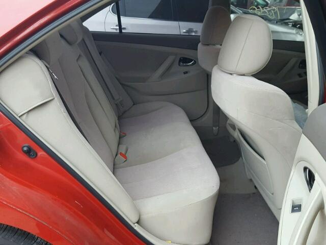 4T4BF3EK6BR206486 - 2011 TOYOTA CAMRY BASE RED photo 6