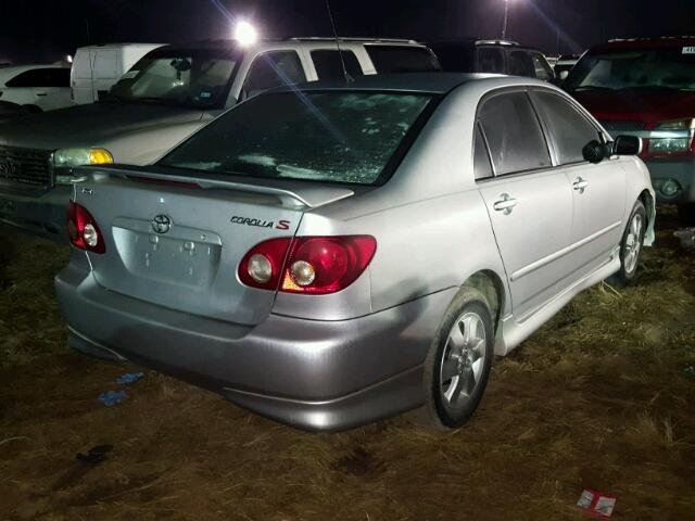 1NXBR32E46Z695251 - 2006 TOYOTA COROLLA GRAY photo 4