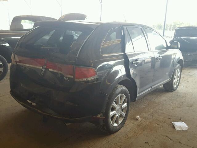 2LMDU68C37BJ35540 - 2007 LINCOLN MKX BLACK photo 4