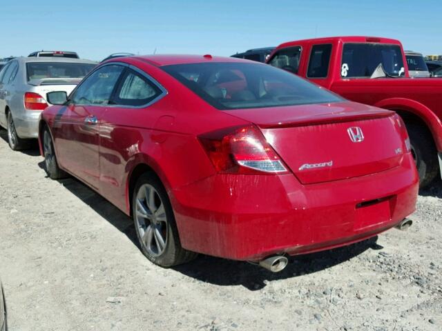 1HGCS2B81CA002992 - 2012 HONDA ACCORD RED photo 3