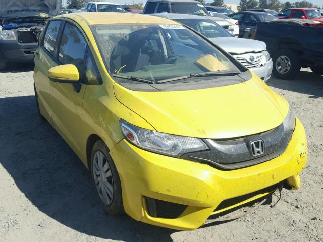 JHMGK5H50GX002370 - 2016 HONDA FIT LX YELLOW photo 1