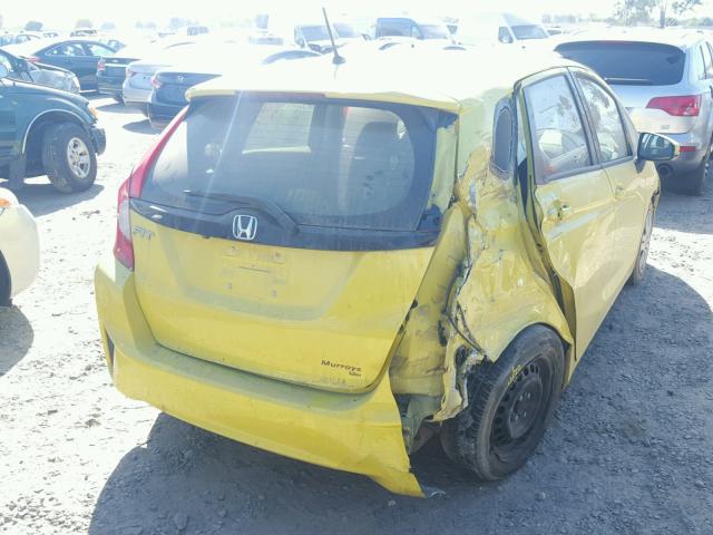 JHMGK5H50GX002370 - 2016 HONDA FIT LX أصفر صورة 4