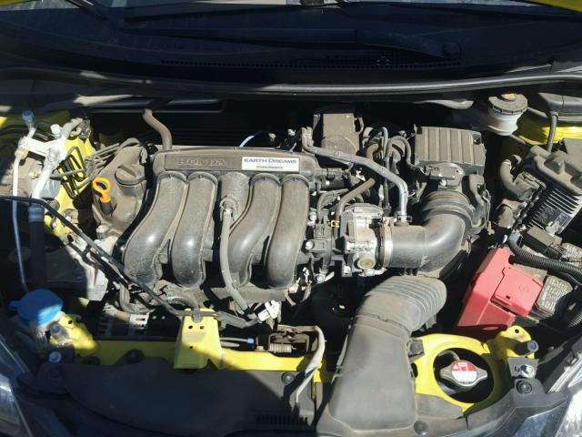 JHMGK5H50GX002370 - 2016 HONDA FIT LX أصفر صورة 7