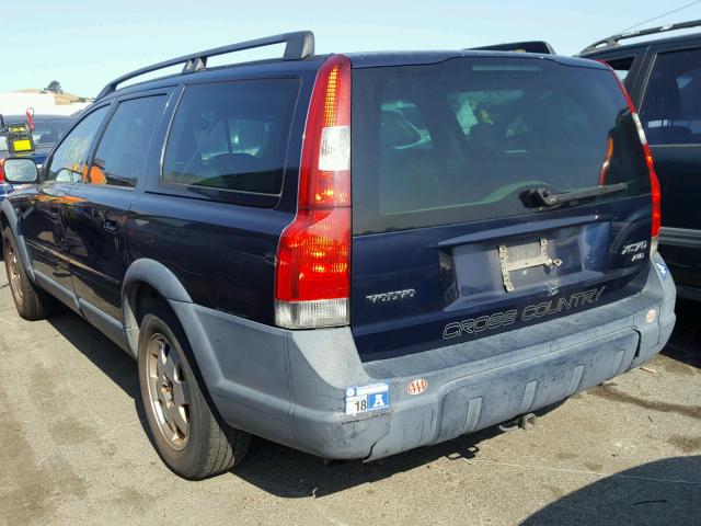 YV1SZ59HX31112866 - 2003 VOLVO XC70 BLUE photo 3