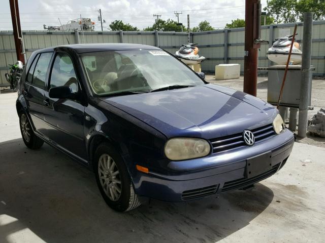 9BWGL61J044011441 - 2004 VOLKSWAGEN GOLF GLS BLUE photo 1