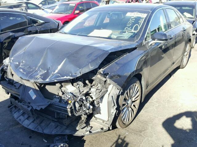 3LN6L2G92DR827288 - 2013 LINCOLN MKZ BLACK photo 2