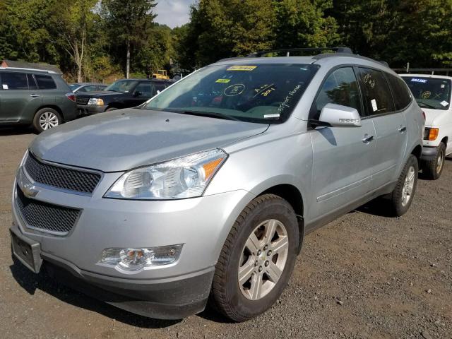 1GNKVGED9BJ194837 - 2011 CHEVROLET TRAVERSE SILVER photo 2