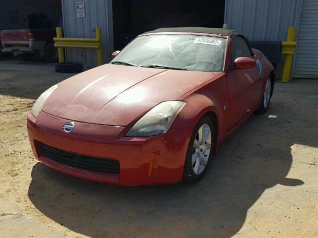 JN1AZ36A34T005907 - 2004 NISSAN 350Z ROADS RED photo 2