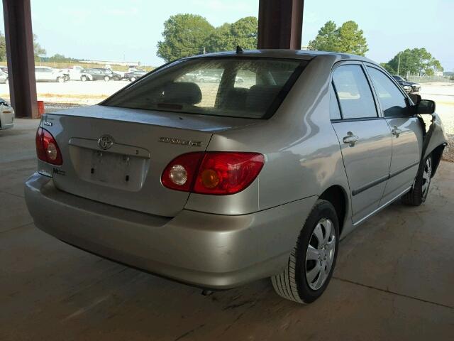 1NXBR32E93Z034178 - 2003 TOYOTA COROLLA CE SILVER photo 4