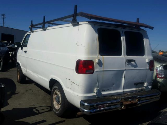 2B7HB21Z2TK103252 - 1996 DODGE RAM VAN B2 WHITE photo 3