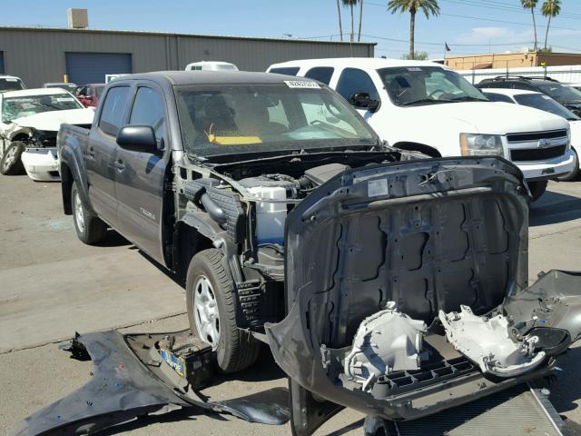 5TFJX4CNXCX015180 - 2012 TOYOTA TACOMA DOU GRAY photo 1