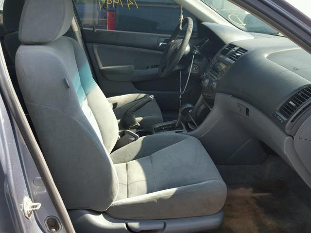 1HGCM56457A119208 - 2007 HONDA ACCORD LX BLUE photo 5