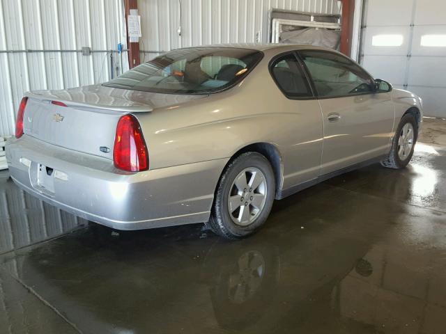 2G1WM15K369251407 - 2006 CHEVROLET MONTE CARL SILVER photo 4