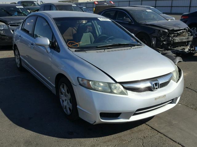 19XFA1F54AE034841 - 2010 HONDA CIVIC LX SILVER photo 1