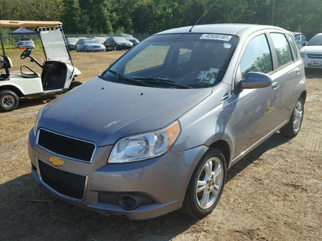 KL1TD6DE4BB232643 - 2011 CHEVROLET AVEO GRAY photo 2