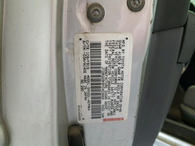 JT2BG28K8Y0403668 - 2000 TOYOTA CAMRY LE GRAY photo 10