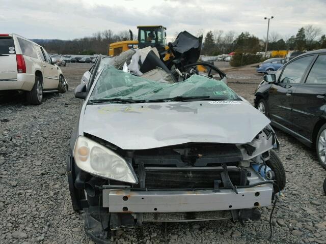 1G2ZH57N284102696 - 2008 PONTIAC G6 GT SILVER photo 9