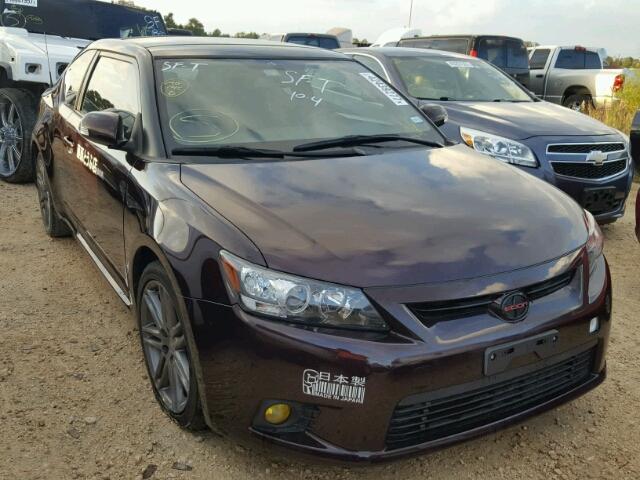 JTKJF5C78D3064311 - 2013 TOYOTA SCION TC 勃艮第红 照片 1