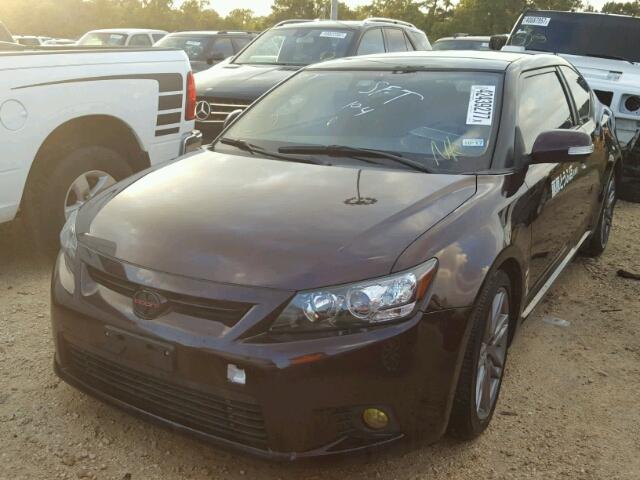 JTKJF5C78D3064311 - 2013 TOYOTA SCION TC 勃艮第红 照片 2