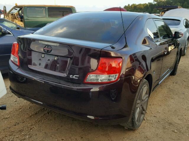 JTKJF5C78D3064311 - 2013 TOYOTA SCION TC 勃艮第红 照片 4