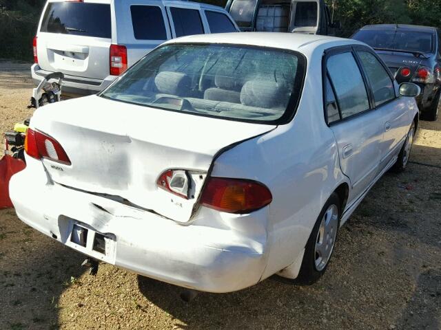 1NXBR18E5WZ024537 - 1998 TOYOTA COROLLA WHITE photo 4