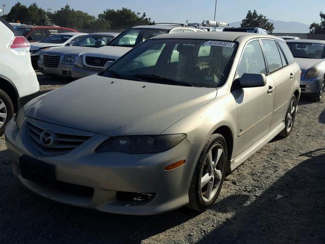 1YVFP82D145N71276 - 2004 MAZDA 6 SILVER photo 2