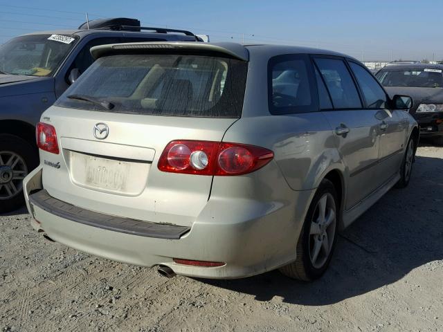 1YVFP82D145N71276 - 2004 MAZDA 6 SILVER photo 4