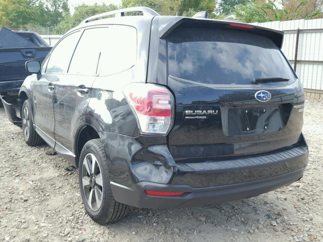 JF2SJAEC8HH527653 - 2017 SUBARU FORESTER 2 BLACK photo 3